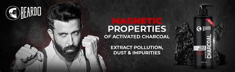 Beardo Activated Charcoal Face Wash for men for Deep Pore Cleaning ...