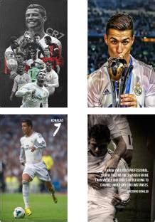 HK Prints 45 cm Cristiano Ronaldo Combo sticker Set of Four stickers ...