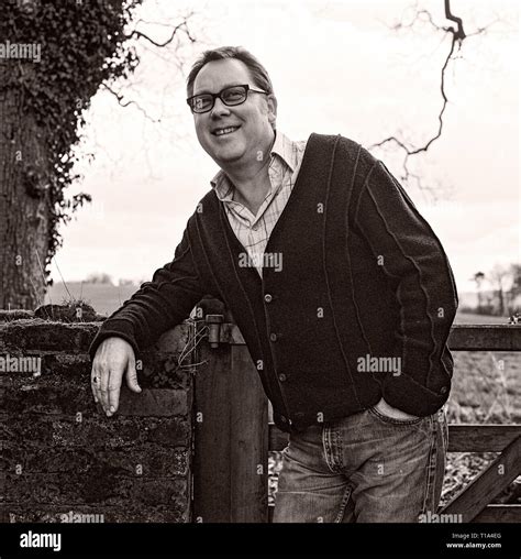 Portrait of comedian Vic Reeves photographed at home in March 2006 ...