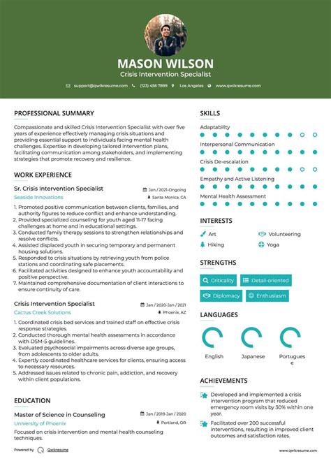10+ Crisis Intervention Specialist Resume Samples & Templates for 2025