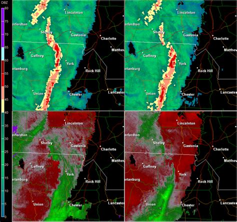 Radar Loop From 2151 UTC to 2252 UTC 21 Feb 1997