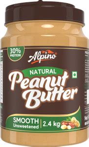 ALPINO Natural Crunch | High Protein Peanut Butter Crunchy | Vegan ...