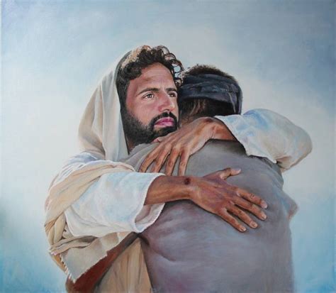Jesus the Comforter, Christ the Consoler, God is Love Painting by ...
