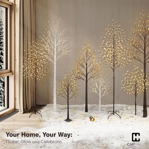 CAPHAUS 6 Feet, 72 inch Full Brown Twinkling Birch India | Ubuy