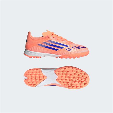 Kids Shoes - F50 League Turf Boots Kids - Orange | adidas Qatar