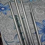 INVENTO 4pcs EN31 Rustproof Steel Smooth Rod 8mm OD 500mm (0.5 mtr ...