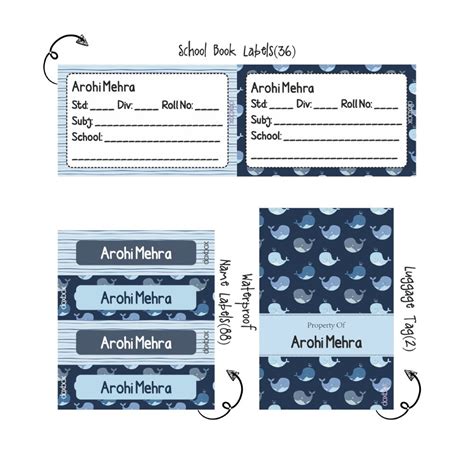 Personalised Back To School Combo | Whale – mumma.com