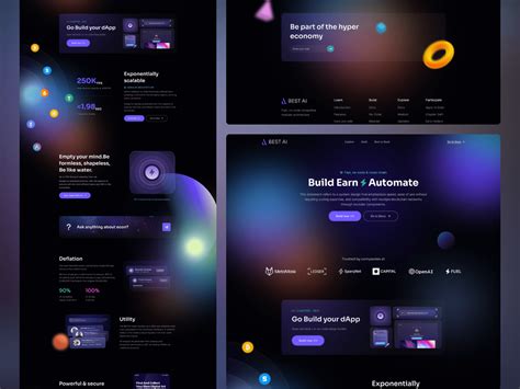 AI tools landing page UI UX design :: Behance