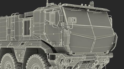3D model KAMAZ 63968 Typhoon MRAP Simple Interior | 3D Molier International