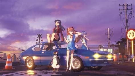 Evangelion Themed Car