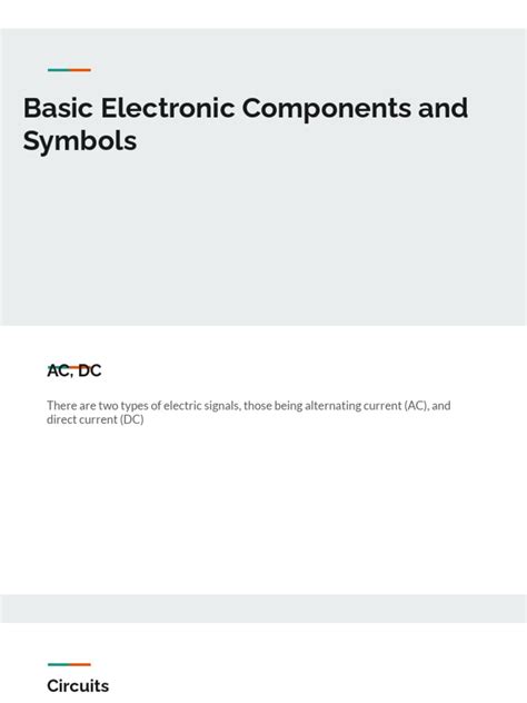 Basic Electrical Components 的图像结果