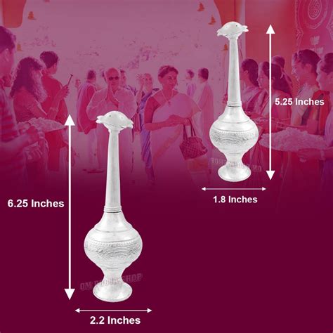 Buy Pure Silver Attar Container for Spraying online