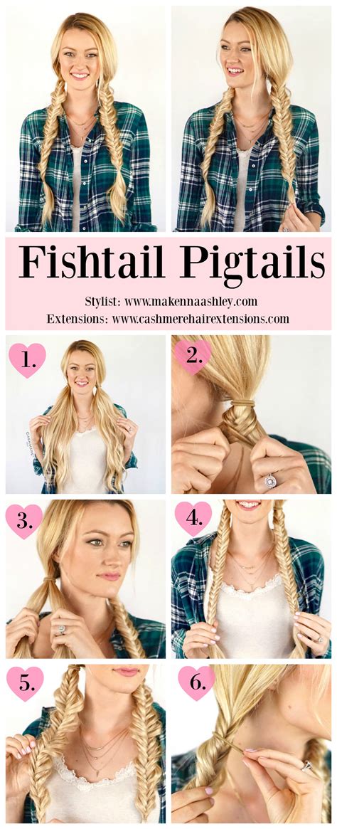 Image result for Fishtail Pigtails Tutorial