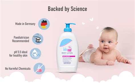 Buy Sebamed Baby Body Lotion|pH 5.5|Long lasting moisturiser|Quickly ...
