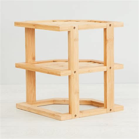 Buy Orion Bamboo 2-Tier Corner Dish Rack from Home Centre at just INR ...