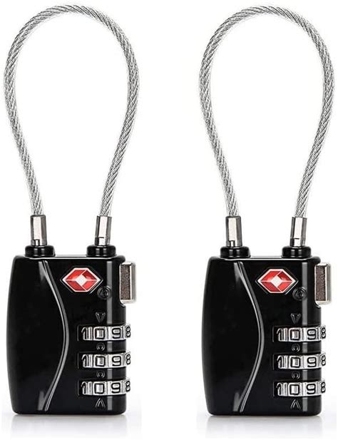 CNB TSA Approved Travel Luggage Locks with Skull Style - Digit ...