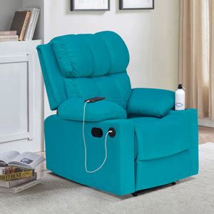 ARRA Royale Relaxer Fabric 1 Seater Manual Recliner With Pull-Out Lever ...