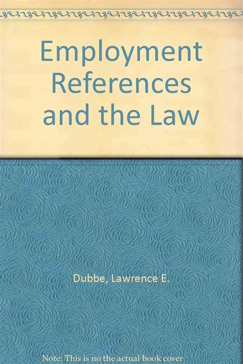 Buy Employment References and the Law Book Online at Low Prices in ...