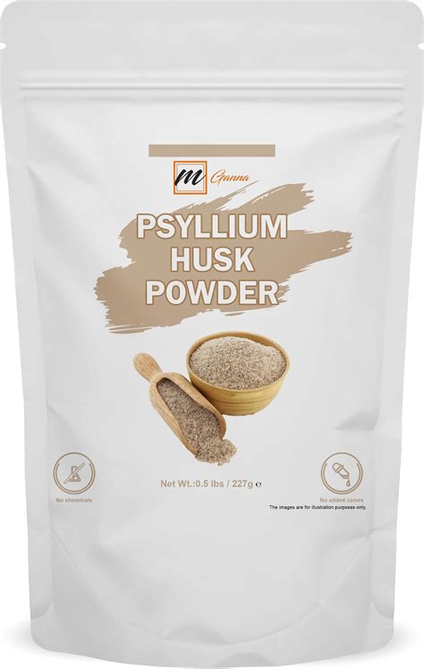 Amazon.com: mGanna 100% Natural Psyllium Husk (Whole) for Health Care 227 GMS / 0.5 LBS : Health ...