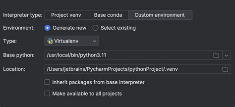Starting New Projects in PyCharm Python Tutorials 的图像结果