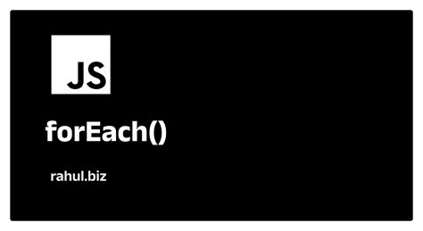 How to Iterate Array in JavaScript 的图像结果