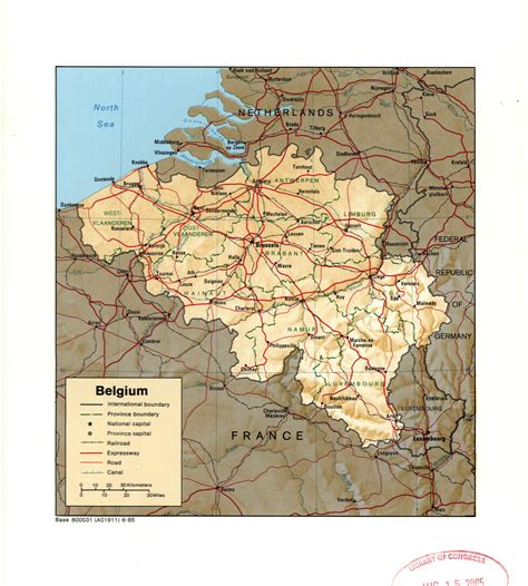 Map Of Belgium Canals