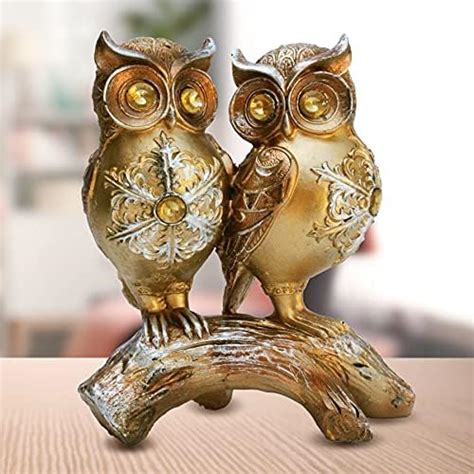 Buy KD HUB Owl Statue for Good Luck - Owl showpieces for Home Decor ...