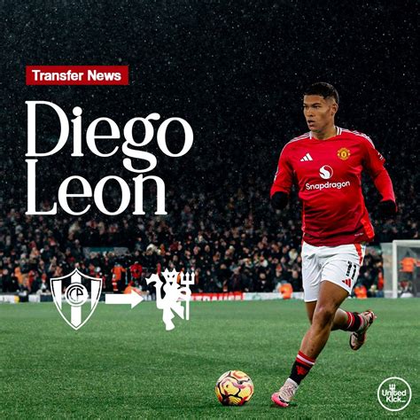 UNITED KICK | TRANSFER NEWS 🔄: Paraguayan LB Diego León, in Manchester today for medical and ...