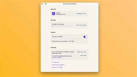 Der verschlüsselte Cloud-Speicherdienst von Proton wird auf den Mac ...