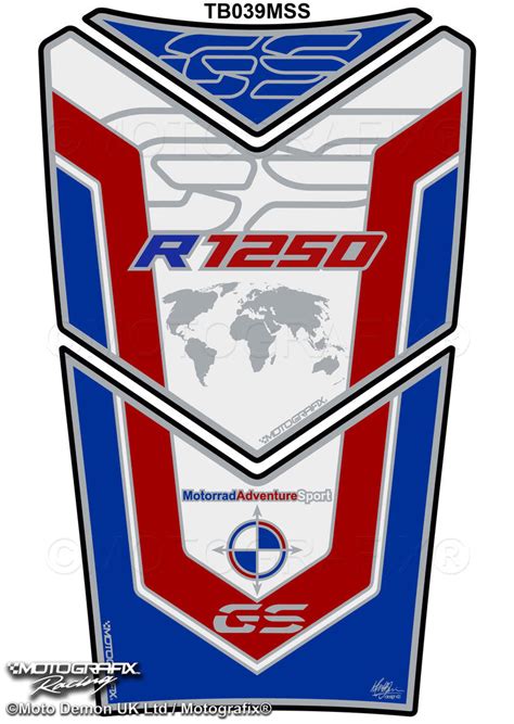 BMW R1250GS Adventure 2019 Motorcycle Tank Pad Protector 3D Gel TB039M ...