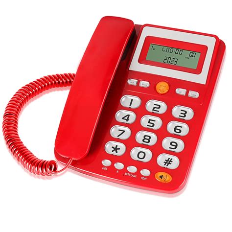 Landline Corded Telephones with Caller ID, Display, Tilt Display, Extra ...