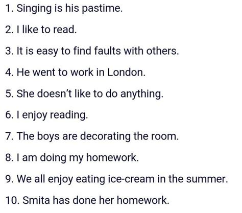 identify the finite and non finite verbs in the following sentence and ...