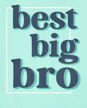 Boys Short Sleeve Best Big Bro Graphic Tee - AQUA | The Children's Place
