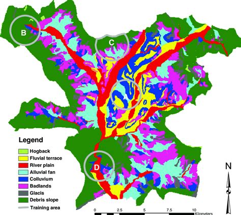 Labeled Landform Map 的图像结果