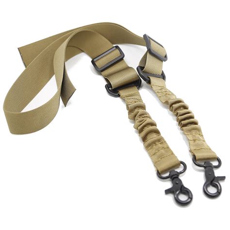Tactical 1- 2 Point Rifle Sling QD Gun Strap Hunting Bungee Quick ...