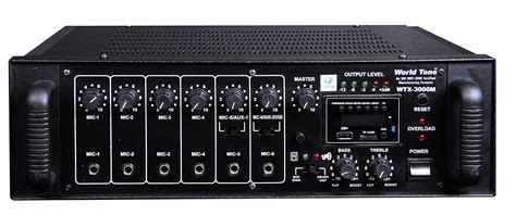 World Tone metal Wtx-3000M Dp Professional Amplifier With Usb | 300 ...