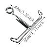 MEETOOT 6pcs Lab Mohr Pinchcock Tubing Clamp Flow Control Clips, Silver ...