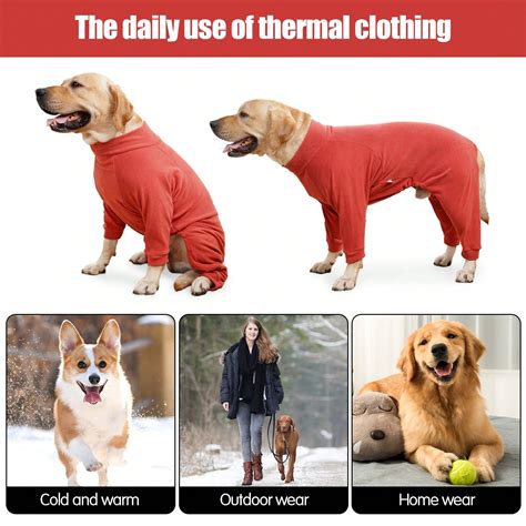 Dog Pullover Pajamas Home Wear, Dog Recovery Suit Pet Jacket Vest Cozy ...
