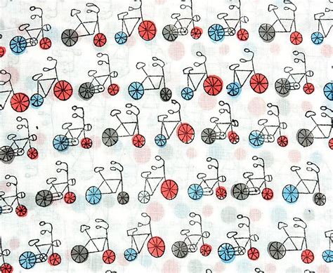 Handicraft-Palace Bicycle Printed Cotton Natural Handmade Hand Block ...