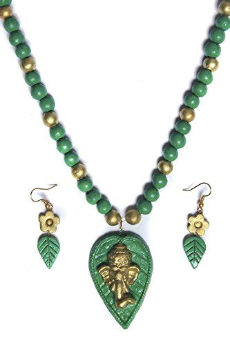 Buy Dyuthi Creation Terracotta Necklace Set for Women (JWL-TCT-DHOOM ...