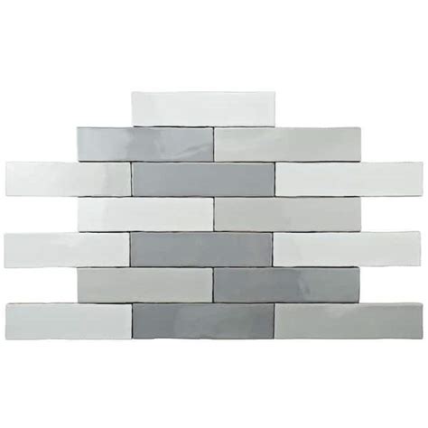 Merola Tile Alaska Craquelle Gris Ceramic Wall Tile - 3x12 - India | Ubuy
