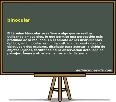 Binocular Spanish Word at Harrison Fong blog