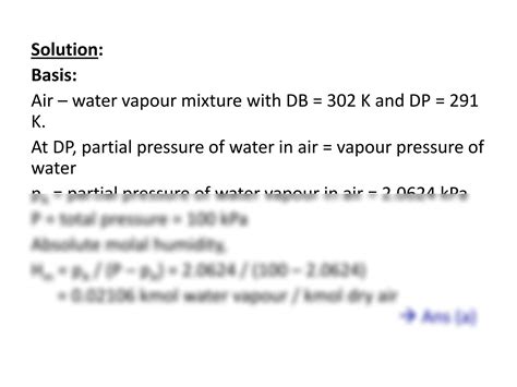 Image result for Humidification Formula