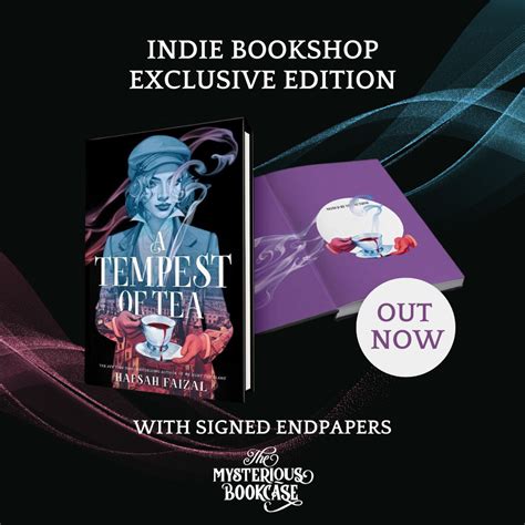 A Tempest of Tea by Hafsah Faizal (Indie Exclusive) – The Mysterious ...