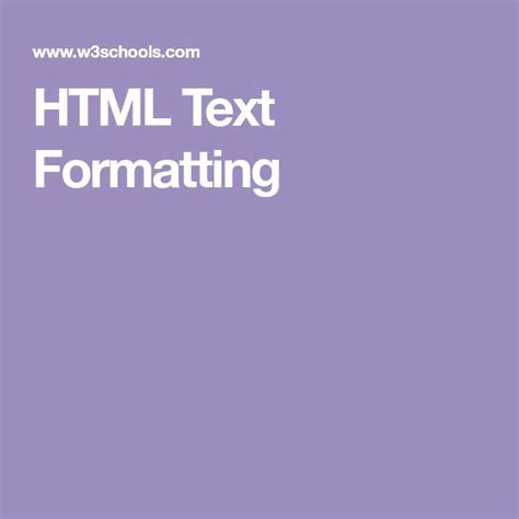 Image result for HTML Text Formatting Examples