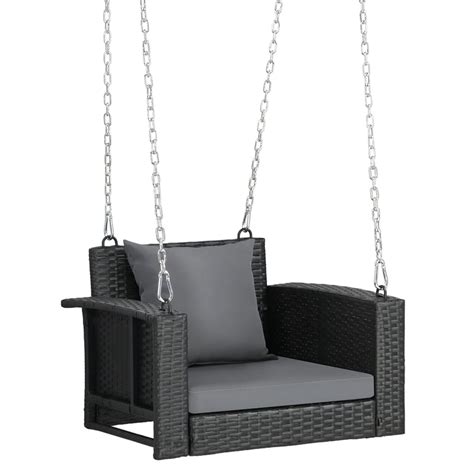 MJA FURNITURE Patio Swing Chair Single Seater Without Stand for Balcony ...