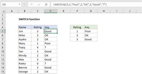 Image result for Excel Model Switch Function