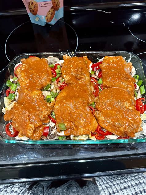 Korean Chicken and rice noodle bake! : r/KoreanFood