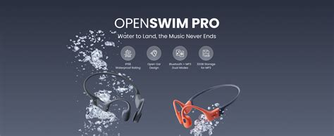 SHOKZ Openswim Pro Bone Conduction Sports In Ear Headphone,Ip68 ...