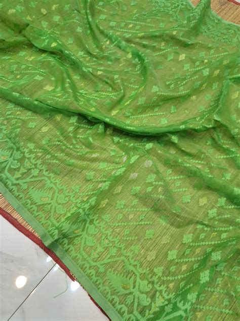 Authentic Bengali Cotton Jamdani Saree – fab-persona